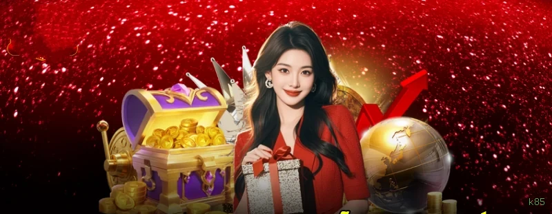 Imagem promocional da k85 mostrando a plataforma e suas vantagens